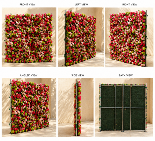 EverBloom Rosé Garden Bliss Flower Wall