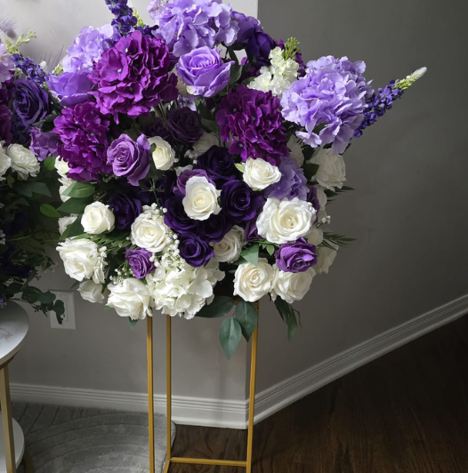 Amethyst Grace Centerpiece