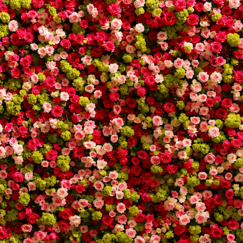 Rosé Flower Wall