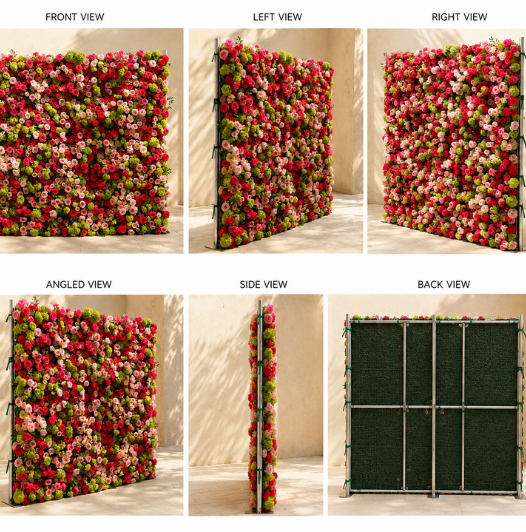 Rosé Flower Wall