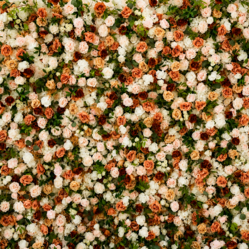Sunset Flower Wall
