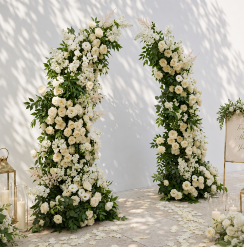 EverBloom Ivory Garden Arch