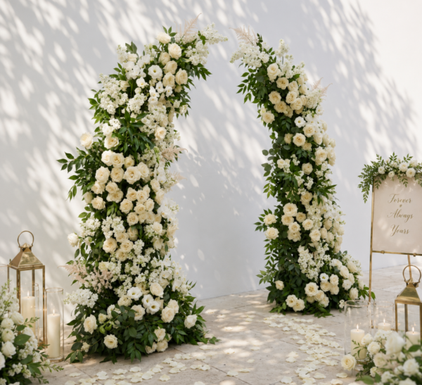 EverBloom Ivory Garden Arch