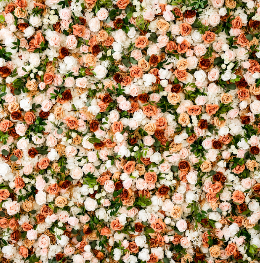 EverBloom 5D Tan Flower Wall
