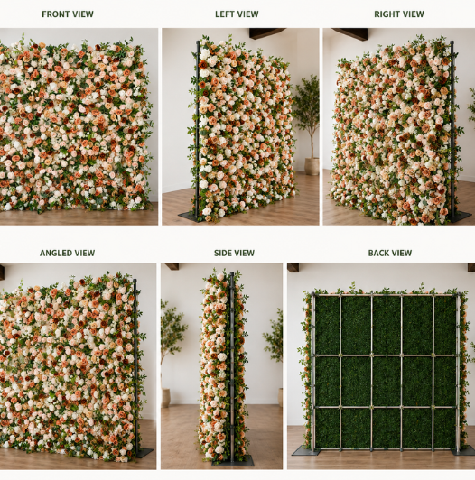 EverBloom 5D Tan Flower Wall
