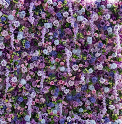 EverBloom Purple Garden Flower Wall