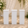 Luxury White Plinth Stand – Medium