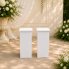 Luxury White Plinth Stand – Small