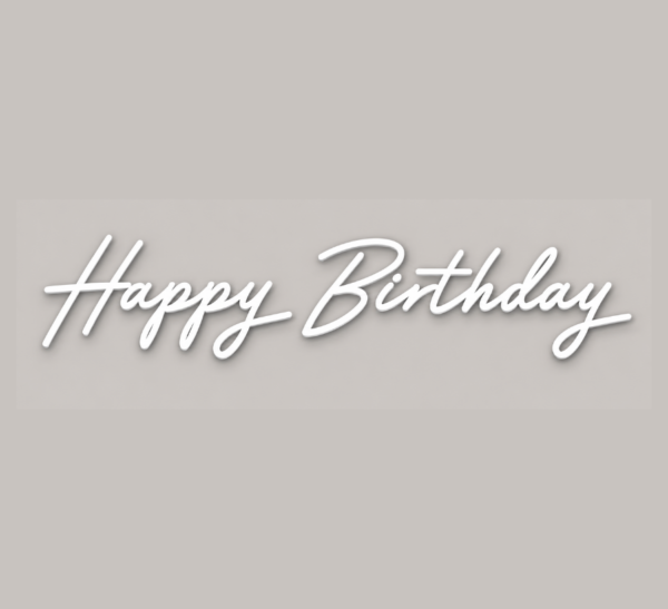 Happy Birthday