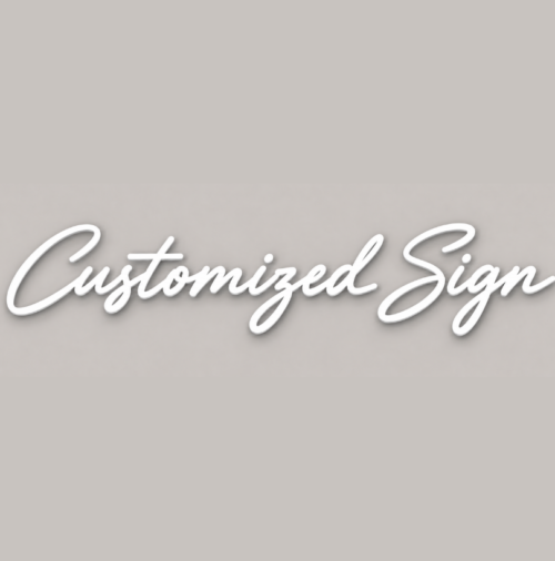 customized neon sign